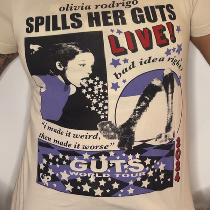 Olivia Rodrigo Guts Tour T-shirt