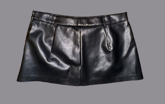 Edikted Mini Leather Skirt