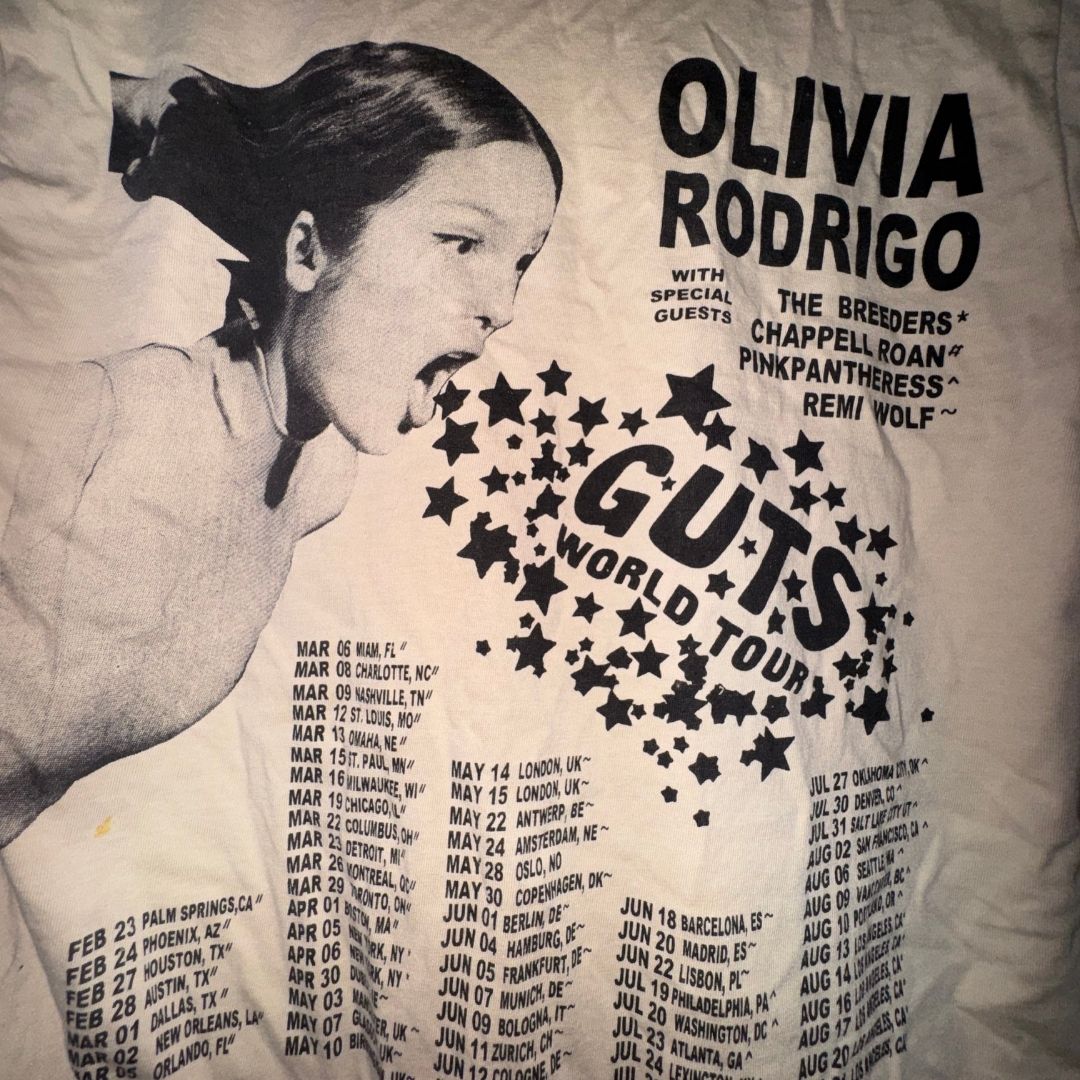 Olivia Rodrigo Guts Tour T-shirt