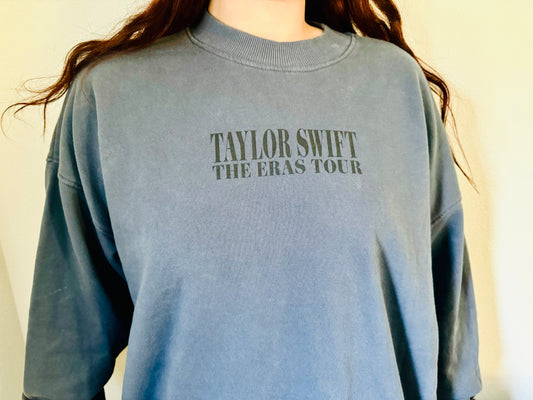 Blue Eras Tour Crew Neck