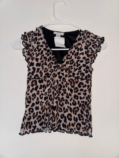 Leopard print T-shirt