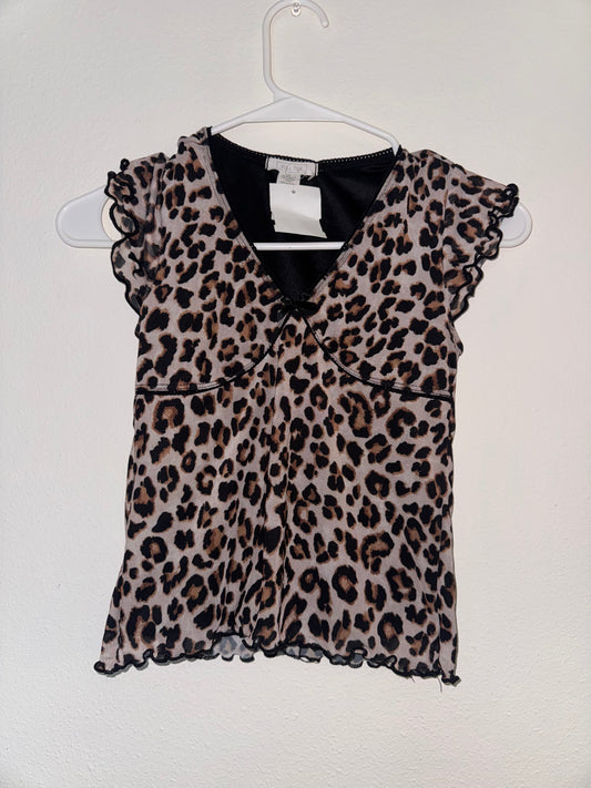 Leopard print T-shirt