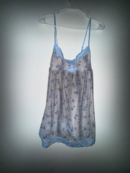 Sheer Floral Urban Outfitters Slip Dress