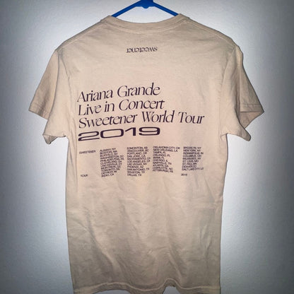 Ariana Grande Sweetener Tour Purple Image T-shirt