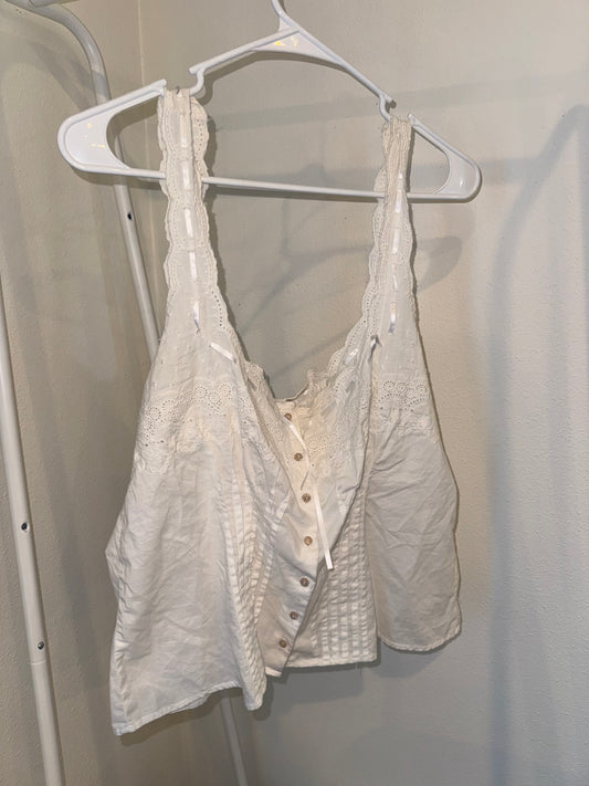 White Lace Tommy Hillfiger Tank Top