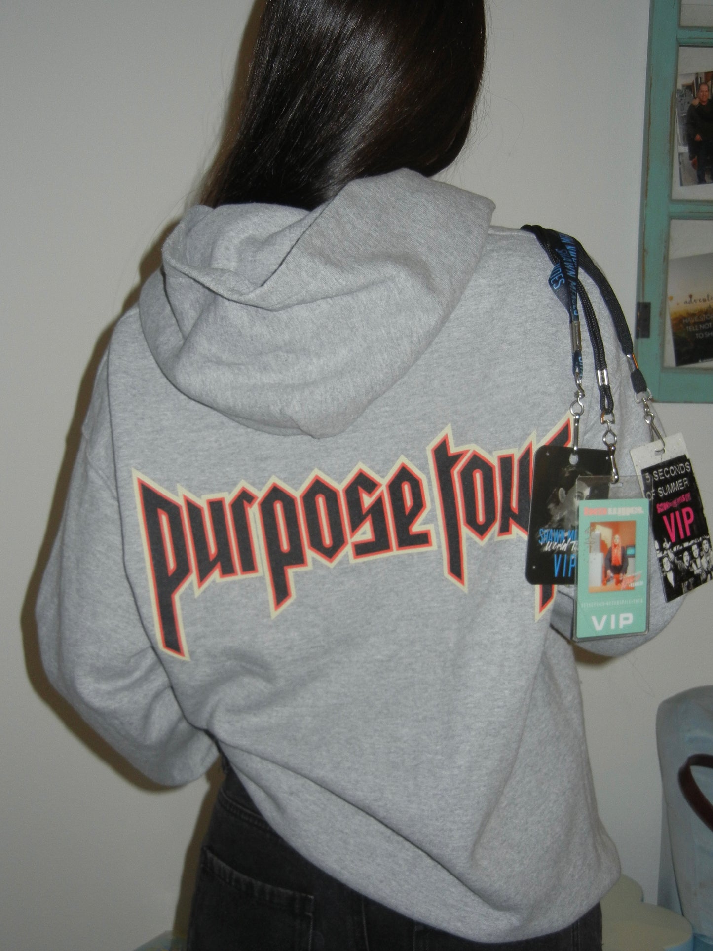 Grey Justin Bieber Purpose Tour Hoodie