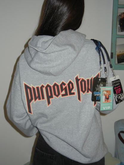 Grey Justin Bieber Purpose Tour Hoodie