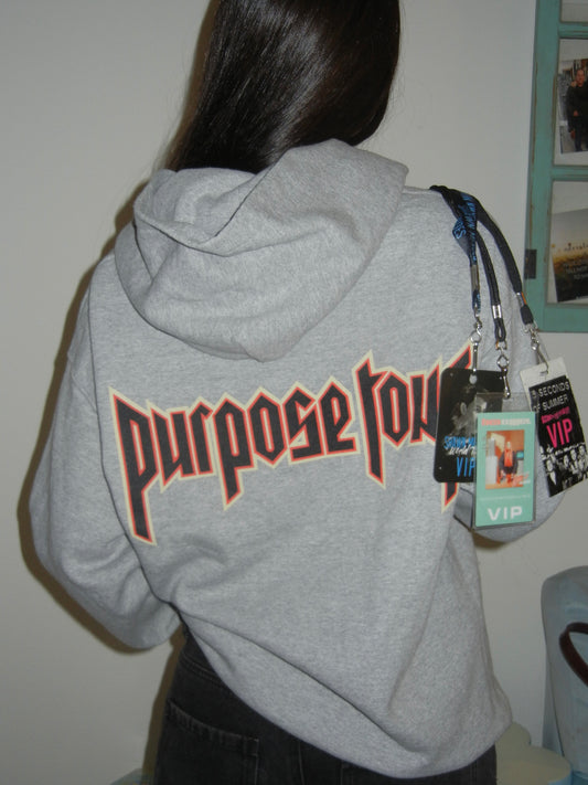 Grey Justin Bieber Purpose Tour Hoodie