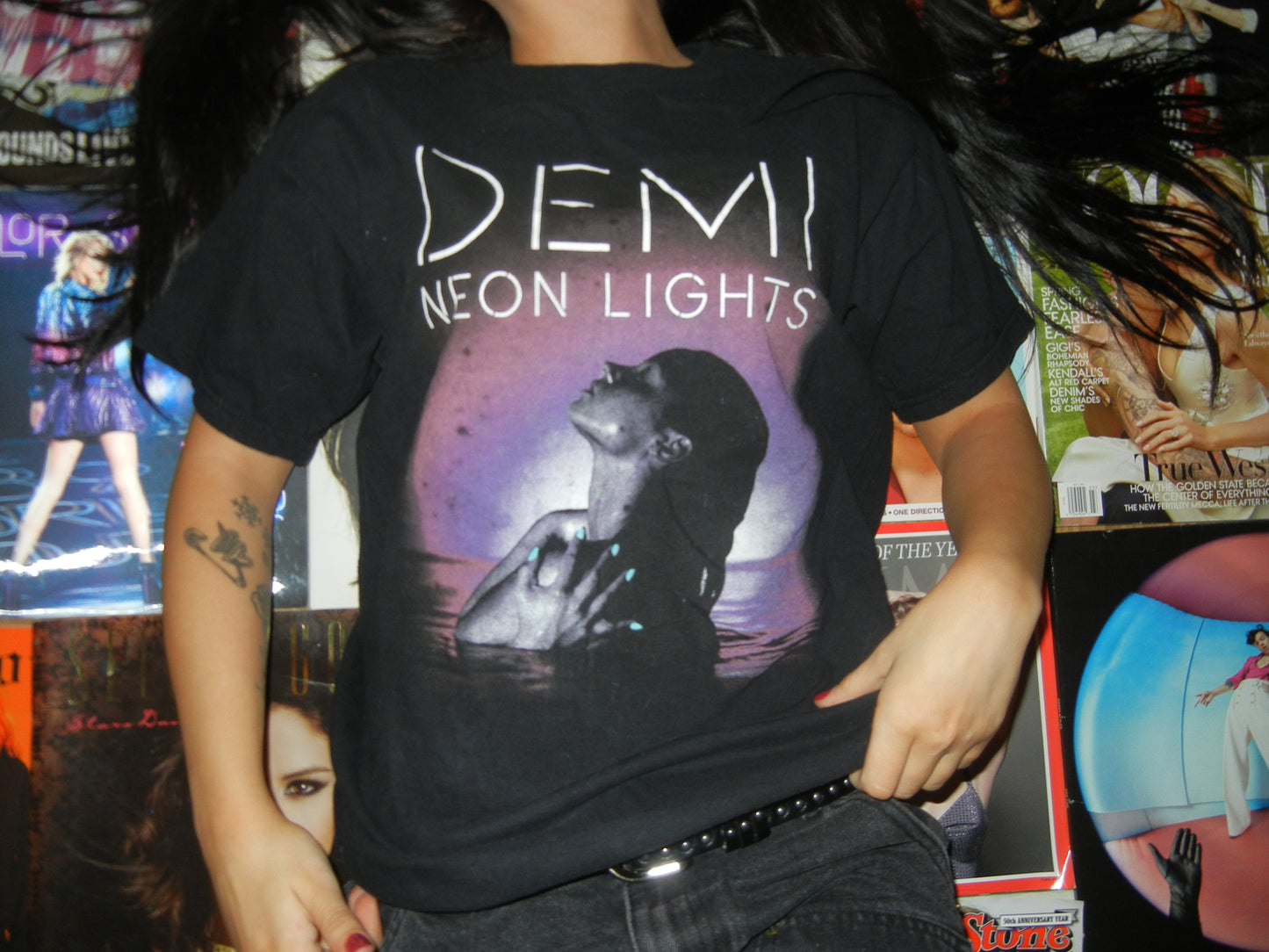 Demi Lovato Neon Lights T-shirt