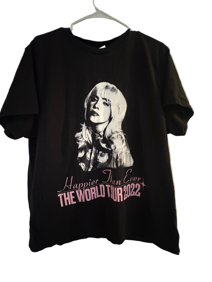 Billie Eilish Happier Than Ever Tour T-shirt