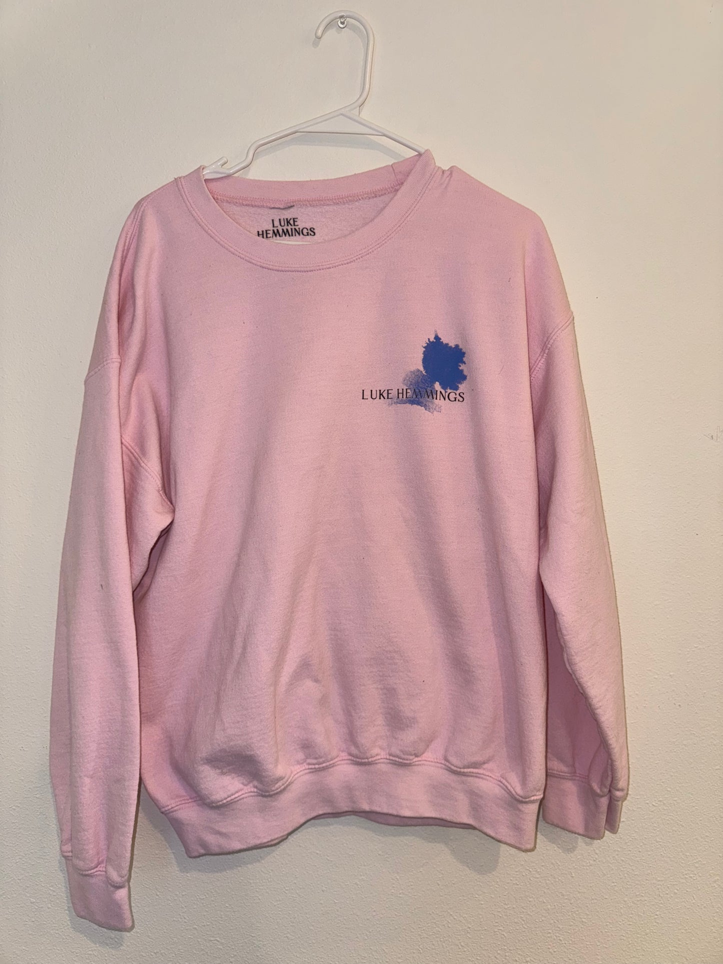 Pink Luke Hemmings Crew Neck