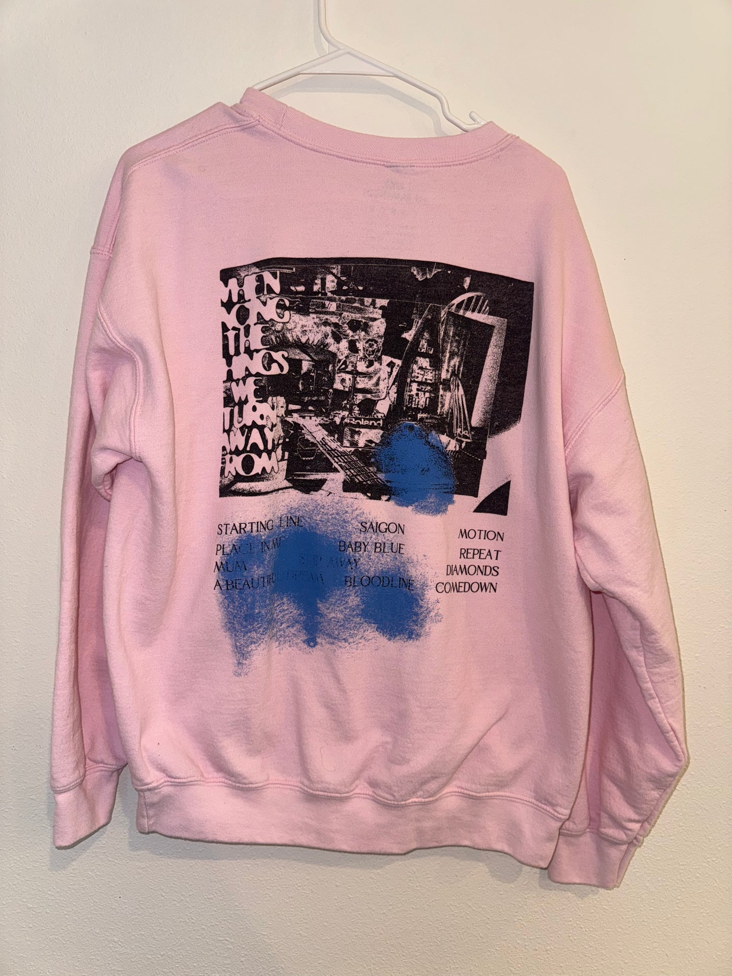 Pink Luke Hemmings Crew Neck