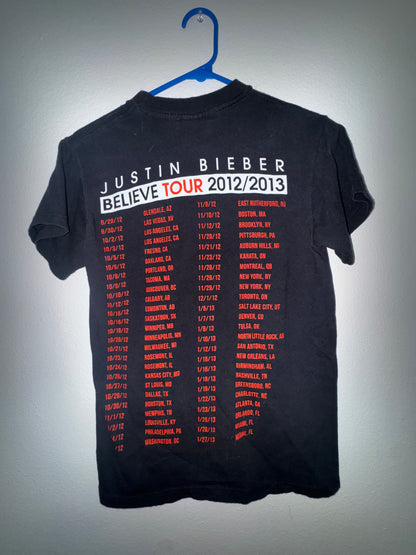 Justin Bieber Believe Tour T-shirt