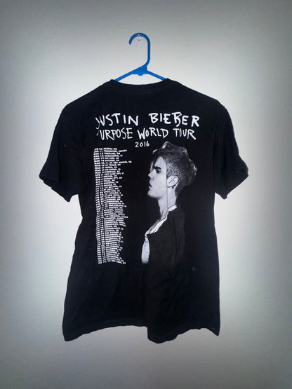 Justin Bieber Black Purpose Tour T-shirt